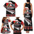 New Zealand Meri Kirihimete Family Matching Tank Maxi Dress and Hawaiian Shirt Christmas Tui Bird and Kea Bird - Haka Santa with Maori Koru Art Pattern