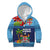 Fiji Marau na Kerisimasi Kid Hoodie Christmas Collared Lory - Fiji Emblems and Xmas Palm Tree Tapa Art Pattern