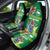 Cook Islands Meri Kiritimiti Car Seat Cover Christmas Turtle - Cooks Islands Emblems and Polynesian Art Pattern