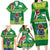 Cook Islands Meri Kiritimiti Family Matching Long Sleeve Bodycon Dress and Hawaiian Shirt Christmas Turtle - Cooks Islands Emblems and Polynesian Art Pattern