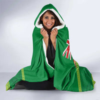 Cook Islands Meri Kiritimiti Hooded Blanket Christmas Turtle - Cooks Islands Emblems and Polynesian Art Pattern LT03 - Polynesian Pride