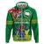 Cook Islands Meri Kiritimiti Hoodie Christmas Turtle - Cooks Islands Emblems and Polynesian Art Pattern