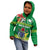 Cook Islands Meri Kiritimiti Kid Hoodie Christmas Turtle - Cooks Islands Emblems and Polynesian Art Pattern