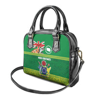 Cook Islands Meri Kiritimiti Shoulder Handbag Christmas Turtle - Cooks Islands Emblems and Polynesian Art Pattern LT03 - Polynesian Pride