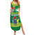 Cook Islands Meri Kiritimiti Summer Maxi Dress Christmas Turtle - Cooks Islands Emblems and Polynesian Art Pattern