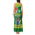 Cook Islands Meri Kiritimiti Tank Maxi Dress Christmas Turtle - Cooks Islands Emblems and Polynesian Art Pattern