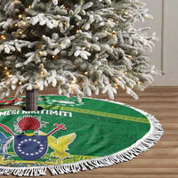 Cook Islands Meri Kiritimiti Tree Skirt Christmas Turtle - Cooks Islands Emblems and Polynesian Art Pattern LT03 - Polynesian Pride