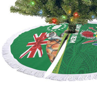Cook Islands Meri Kiritimiti Tree Skirt Christmas Turtle - Cooks Islands Emblems and Polynesian Art Pattern LT03 - Polynesian Pride