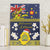 Niue Monuina e Kilisimasi Canvas Wall Art Christmas Uga - Niue Map and Emblem with Hiapo Art Pattern