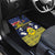 Niue Monuina e Kilisimasi Car Mats Christmas Uga - Niue Map and Emblem with Hiapo Art Pattern