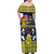 Niue Monuina e Kilisimasi Family Matching Off Shoulder Maxi Dress and Hawaiian Shirt Christmas Uga - Niue Map and Emblem with Hiapo Art Pattern