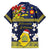 Niue Monuina e Kilisimasi Hawaiian Shirt Christmas Uga - Niue Map and Emblem with Hiapo Art Pattern