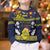 Niue Monuina e Kilisimasi Kid Ugly Christmas Sweater Christmas Uga - Niue Map and Emblem with Hiapo Art Pattern