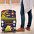 Niue Monuina e Kilisimasi Luggage Cover Christmas Uga - Niue Map and Emblem with Hiapo Art Pattern