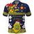 Niue Monuina e Kilisimasi Polo Shirt Christmas Uga - Niue Map and Emblem with Hiapo Art Pattern