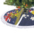 Niue Monuina e Kilisimasi Tree Skirt Christmas Uga - Niue Map and Emblem with Hiapo Art Pattern