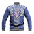 Tonga Apifoou School Baseball Jacket Ngatu and Polynesian Pattern LT03 - Polynesian Pride