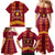 Tonga Beulah College Family Matching Mermaid Dress and Hawaiian Shirt Ngatu and Polynesian Pattern LT03 - Polynesian Pride