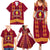 Tonga Beulah College Family Matching Summer Maxi Dress and Hawaiian Shirt Ngatu and Polynesian Pattern LT03 - Polynesian Pride