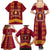 Tonga Beulah College Family Matching Summer Maxi Dress and Hawaiian Shirt Ngatu and Polynesian Pattern LT03 - Polynesian Pride