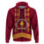 Tonga Beulah College Hoodie Ngatu and Polynesian Pattern LT03 Pullover Hoodie Red - Polynesian Pride