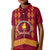 Tonga Beulah College Kid Polo Shirt Ngatu and Polynesian Pattern LT03 Kid Red - Polynesian Pride