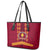 Tonga Beulah College Leather Tote Bag Ngatu and Polynesian Pattern LT03 - Polynesian Pride