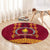 Tonga Beulah College Round Carpet Ngatu and Polynesian Pattern LT03 - Polynesian Pride