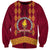 Tonga Beulah College Sweatshirt Ngatu and Polynesian Pattern LT03 Unisex Red - Polynesian Pride