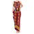 Tonga Beulah College Tank Maxi Dress Ngatu and Polynesian Pattern LT03 Women Red - Polynesian Pride