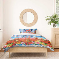 Hawaiian Love-Couple Dolphins and Flamingos Bedding Set LT03 - Polynesian Pride