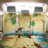 Hawaiian Alohawaii Back Car Seat Cover Tropical Plants and Animals on The Beach LT03 - Polynesian Pride