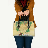 Hawaiian Alohawaii Leather Bag Tropical Plants and Animals on The Beach LT03 - Polynesian Pride