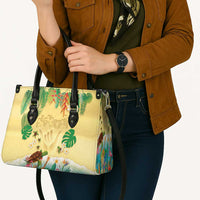 Hawaiian Alohawaii Leather Bag Tropical Plants and Animals on The Beach LT03 - Polynesian Pride