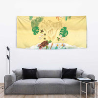 Hawaiian Alohawaii Tapestry Tropical Plants and Animals on The Beach LT03 - Polynesian Pride