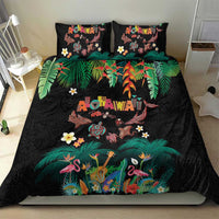 Hawaiian Alohawaii Bedding Set Tribal Sea Animals Tattoo and Tropical Plants LT03 - Polynesian Pride