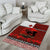 Tonga ANZAC Day Area Rug Gallipoli Lest We Forget Ngatu Art Tribal