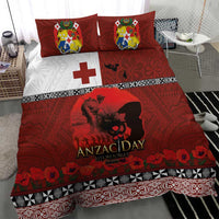 Tonga ANZAC Day Bedding Set Gallipoli Lest We Forget Ngatu Art Tribal LT03 - Polynesian Pride