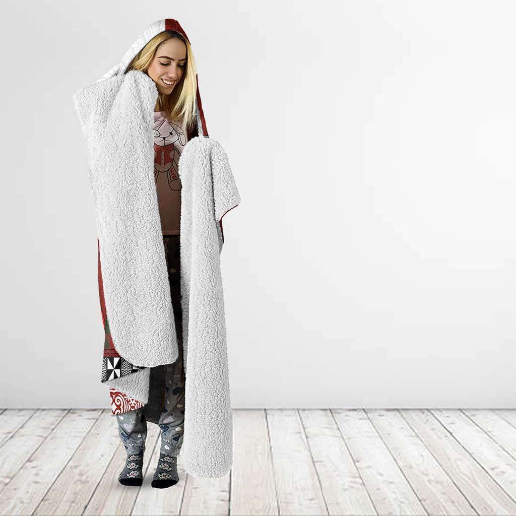 Tonga ANZAC Day Hooded Blanket Gallipoli Lest We Forget Ngatu Art Tribal LT03 - Polynesian Pride