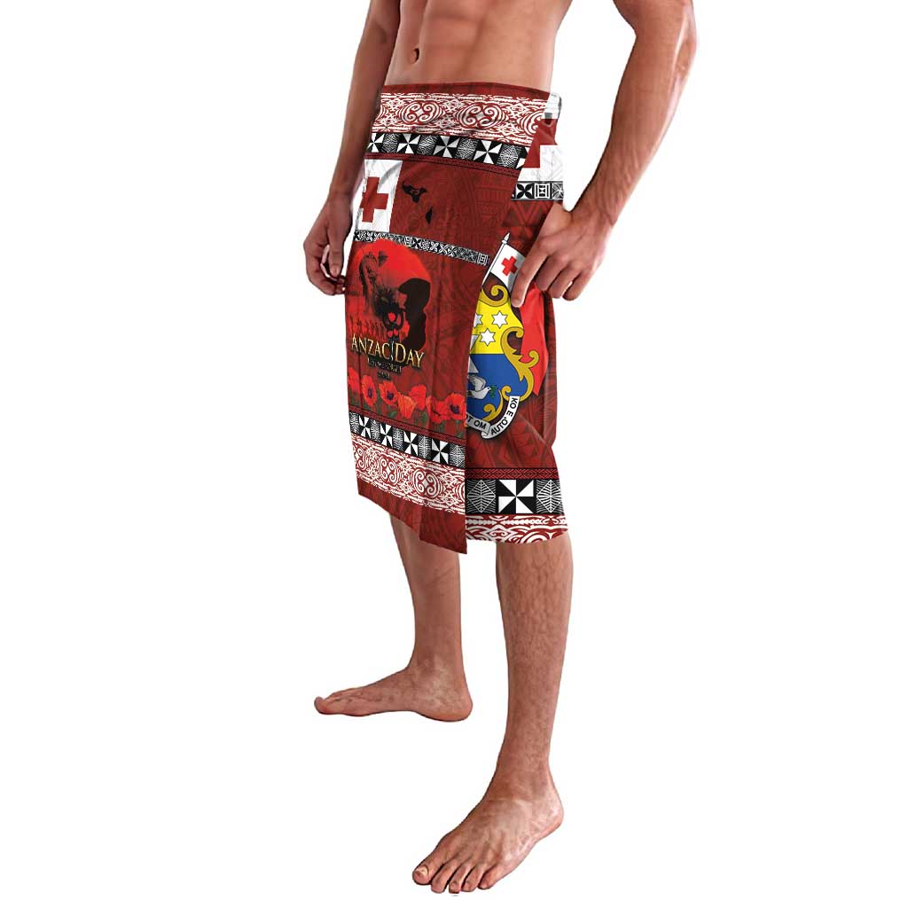 Tonga ANZAC Day Lavalava Gallipoli Lest We Forget Ngatu Art Tribal LT03 - Polynesian Pride