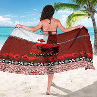 Tonga ANZAC Day Sarong Gallipoli Lest We Forget Ngatu Art Tribal LT03 - Polynesian Pride