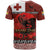 Tonga ANZAC Day T Shirt Gallipoli Lest We Forget Ngatu Art Tribal