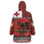 Tonga ANZAC Day Wearable Blanket Hoodie Gallipoli Lest We Forget Ngatu Art Tribal