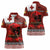 Tonga ANZAC Day Women Polo Shirt Gallipoli Lest We Forget Ngatu Art Tribal