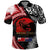 Tonga and New Zealand ANZAC Day Polo Shirt Gallipoli Lest We Forget Ngatu Art Tribal and Maori Tattoo with Fern LT03