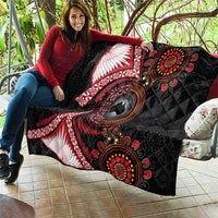 Tonga and Australia Together Quilt Ngatu Art Tribal Aboriginal Tattoo Pattern LT03 - Polynesian Pride