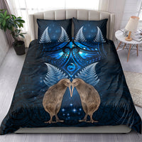 New Zealand Maori Matariki Bedding Set Hongi Kiwi Bird and Silver Fern LT03 - Polynesian Pride