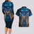 New Zealand Maori Matariki Couples Matching Long Sleeve Bodycon Dress and Hawaiian Shirt Hongi Kiwi Bird and Silver Fern LT03