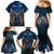 New Zealand Maori Matariki Family Matching Mermaid Dress and Hawaiian Shirt Hongi Kiwi Bird and Silver Fern LT03