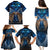 New Zealand Maori Matariki Family Matching Puletasi and Hawaiian Shirt Hongi Kiwi Bird and Silver Fern LT03